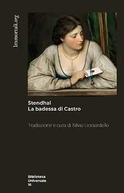 Copertina di La badessa di Castro di Stendhal (Biblioteca universale n.16)